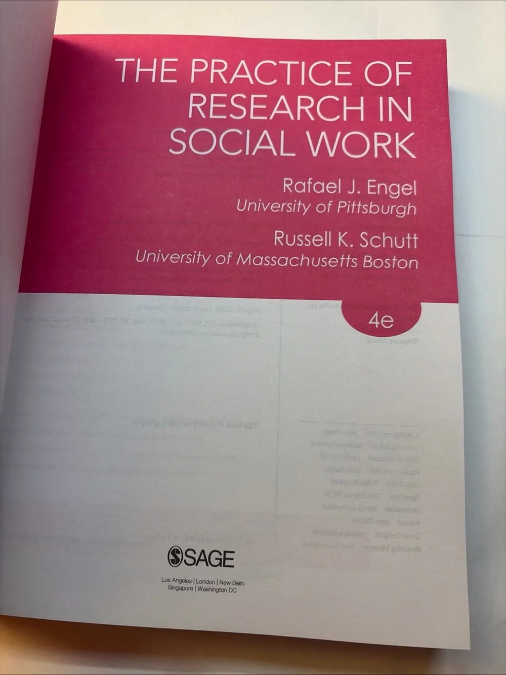 The Practice of Research in Social Work by Rafael Engel
